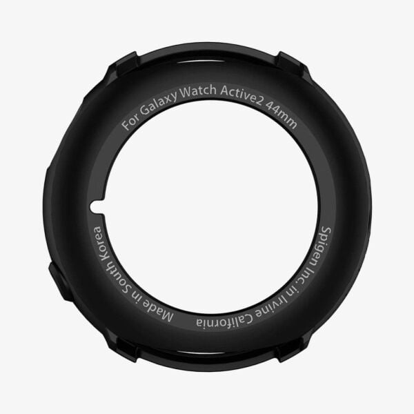 Spigen Galaxy Watch Active 2 (44mm) ile Uyumlu Kılıf Liquid Air Matte Black