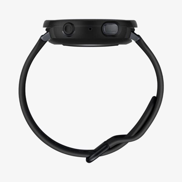 Spigen Galaxy Watch Active 2 (44mm) ile Uyumlu Kılıf Liquid Air Matte Black
