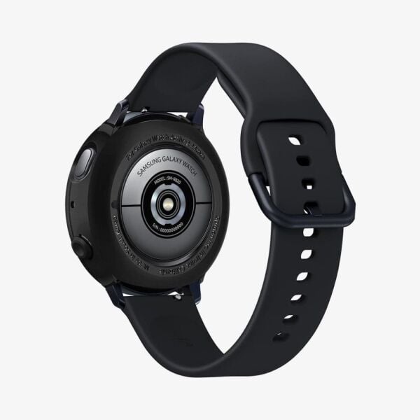 Spigen Galaxy Watch Active 2 (44mm) ile Uyumlu Kılıf Liquid Air Matte Black