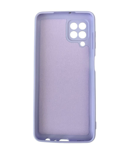 Galaxy A22 ile Uyumlu Cappy Silikon Kılıf Lila