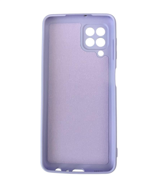 Galaxy A22 ile Uyumlu Cappy Silikon Kılıf Lila