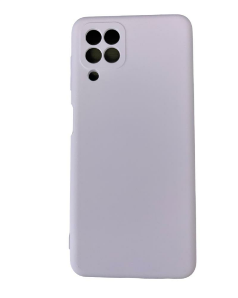 Galaxy A22 ile Uyumlu Cappy Silikon Kılıf Lila