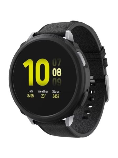 Spigen Galaxy Watch 5/4 (44mm) ile Uyumlu Kılıf Liquid Air Matte Black