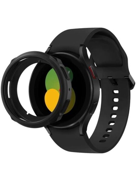 Spigen Galaxy Watch 5/4 (44mm) ile Uyumlu Kılıf Liquid Air Matte Black
