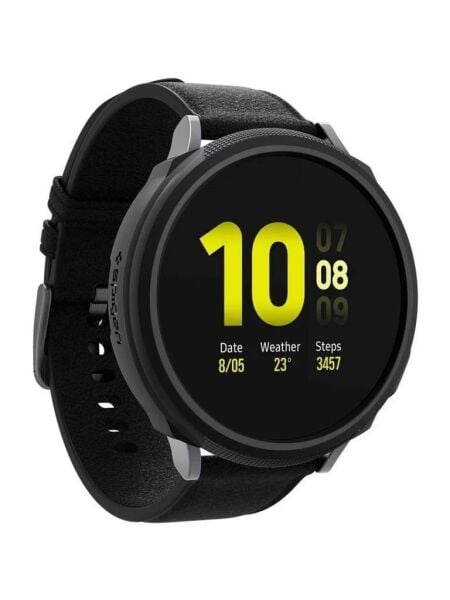 Spigen Galaxy Watch 5/4 (44mm) ile Uyumlu Kılıf Liquid Air Matte Black