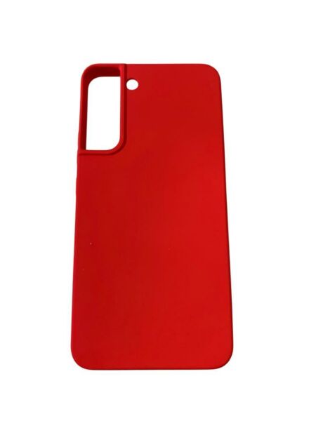 Galaxy S22 Plus ile Uyumlu Cappy Silikon Kılıf Kırmızı