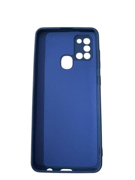 Galaxy A21s ile Uyumlu Cappy Silikon Kılıf Lacivert