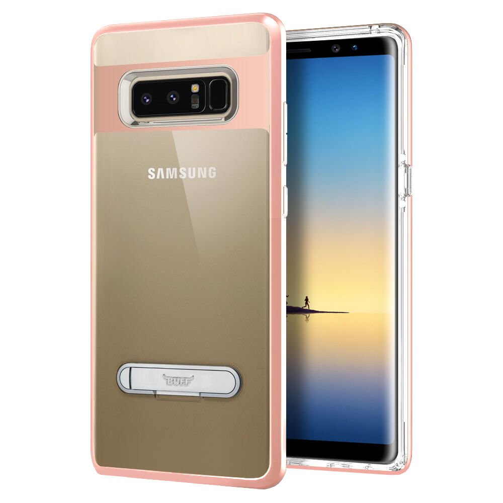 Buff Galaxy Note 8 ile Uyumlu Air Bumper Kılıf Rose Gold