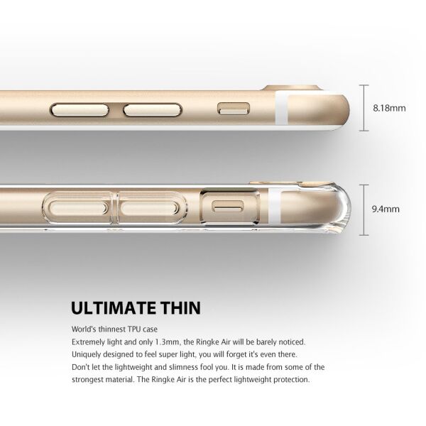 Ringke Air iPhone 7/8 Plus ile Uyumlu Kılıf Rose Gold