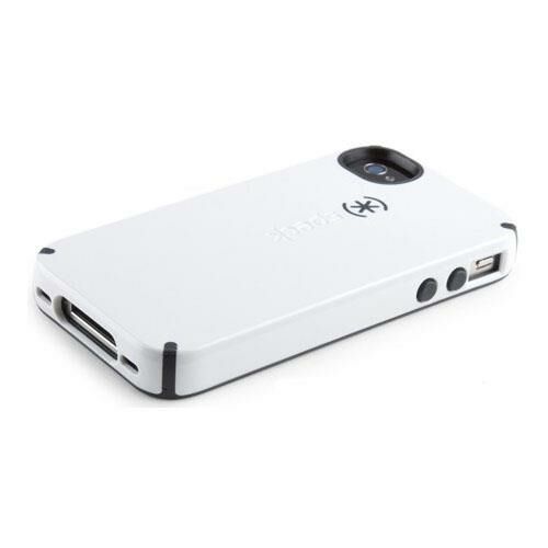 Speck CandyShell iPhone 4/4S ile Uyumlu Sert Kılıf Beyaz -Siyah SPK-A1244