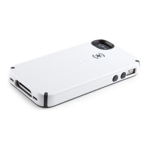 Speck CandyShell iPhone 4/4S ile Uyumlu Sert Kılıf Beyaz -Siyah SPK-A1244