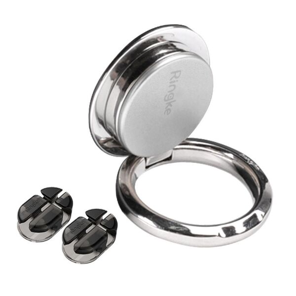 Ringke Ring, Telefon Yüzüğü, Stand, Araç Tutacağı Silver