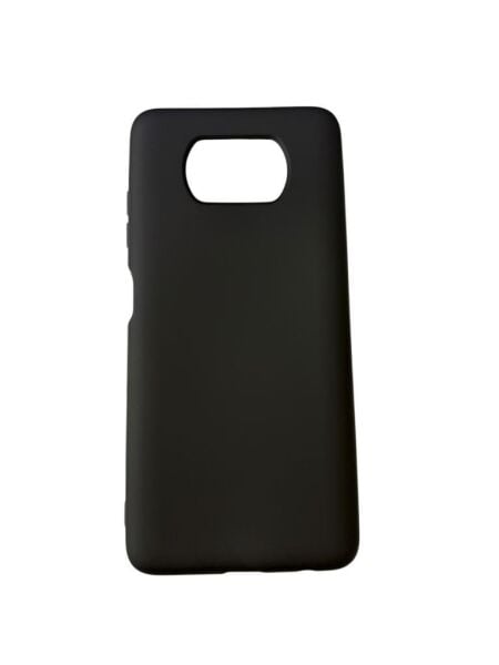 Poco X3 ile Uyumlu Cappy Silikon Kılıf Siyah