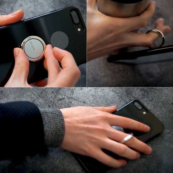 Ringke Ring, Telefon Yüzüğü, Stand, Araç Tutacağı Royal Gold