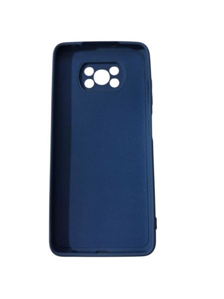 Poco X3 ile Uyumlu Cappy Silikon Kılıf Lacivert