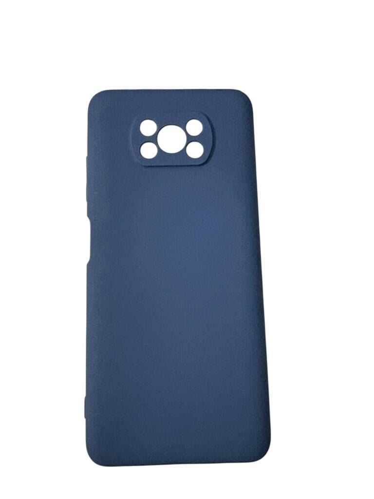 Poco X3 ile Uyumlu Cappy Silikon Kılıf Lacivert