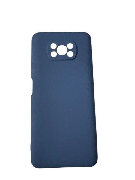 Poco X3 ile Uyumlu Cappy Silikon Kılıf Lacivert