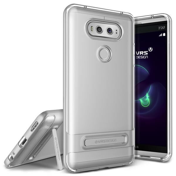 VRS Design V20 ile Uyumlu Crystal Bumper Kılıf Dark Silver