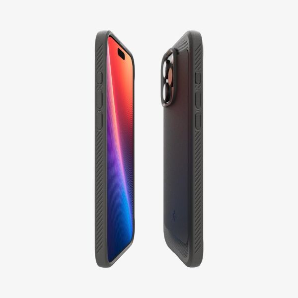 Spigen iPhone 16 Pro Max ile Uyumlu Kılıf Rugged Armor MagFit MagSafe Özellikli Matte Black