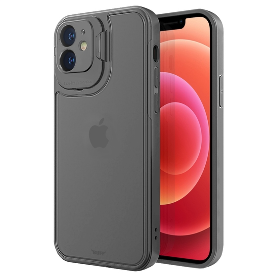 Buff iPhone 12 ile Uyumlu Hybrid Corner Kılıf White