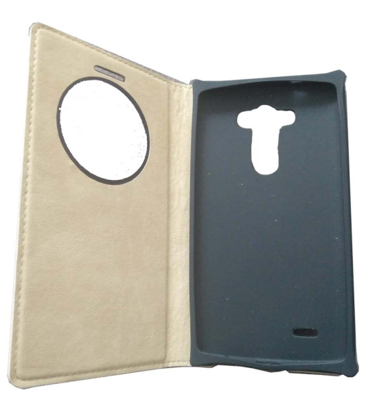 Jopus G3 ile Uyumlu Kapaklı Kılıf Gold KK-147