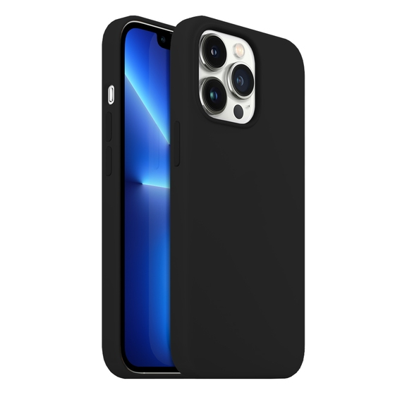 Buff iPhone 13 Pro ile Uyumlu Rubber S Kılıf Black