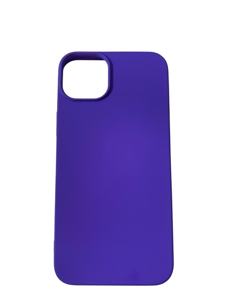 iPhone 14 Plus ile Uyumlu Cappy Silikon Kılıf Mor