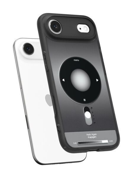 Spigen iPhone Air ile Uyumlu MagSafe Kılıf Ultra Hybrid Mag Fit Classic Sararmaya Dayanıklı Siyah Şeffaf Kapak