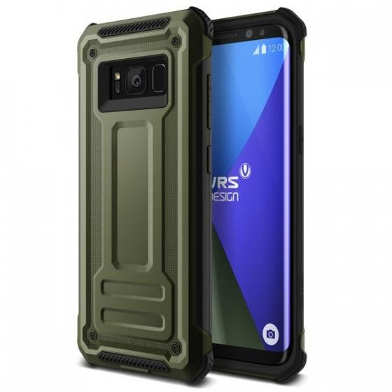 VRS Galaxy S8 Plus ile Uyumlu Terra Guard Kılıf Military Green