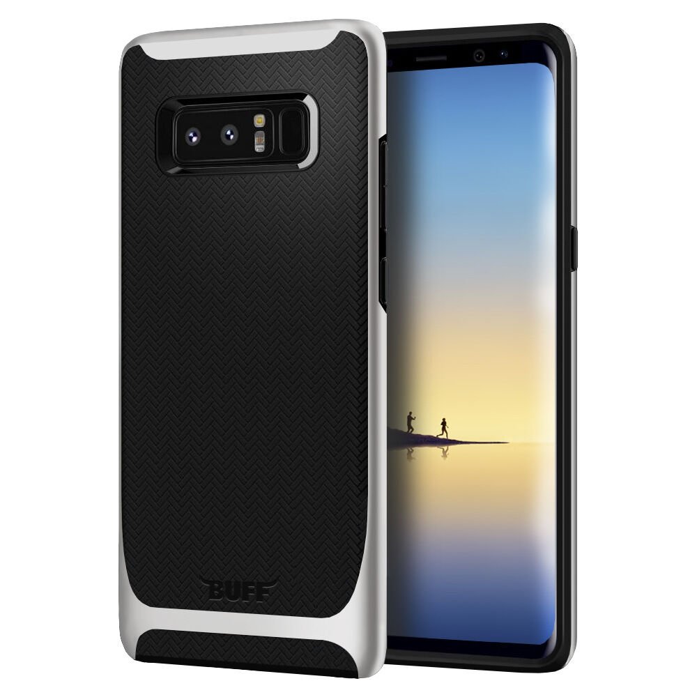 Buff Galaxy Note 8 ile Uyumlu New Armor Kılıf Silver