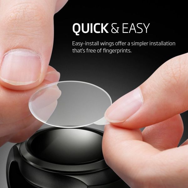 Spigen Gear S2 ile Uyumlu Screen Protector GLAS.tR SLIM Cam Ekran Koruyucu