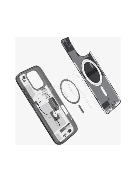 Spigen iPhone 16 Pro Max ile Uyumlu Kılıf Ultra Hybrid MagFit MagSafe Özellikli Zero One Black