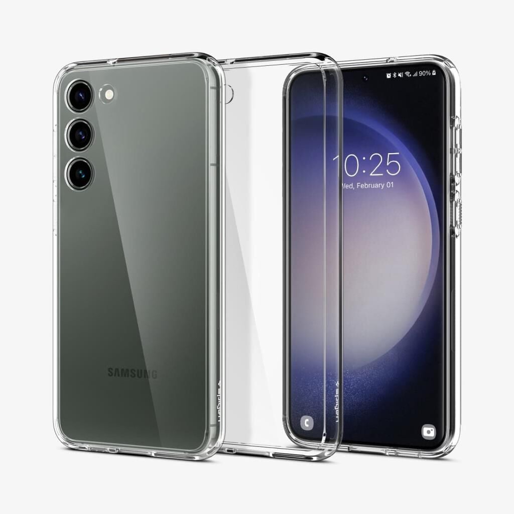 Spigen Galaxy S23 Plus Kılıf Spigen Ultra Hybrid Crystal Clear