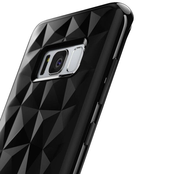 Ringke Air Prism 3D Elmas Yansıması Galaxy S8 ile Uyumlu Kılıf Ink Black