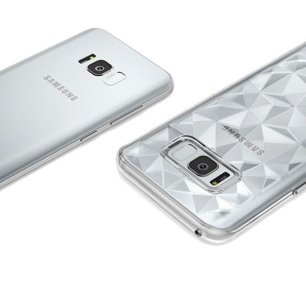Ringke Air Prism 3D Elmas Yansıması Galaxy S8 Plus ile Uyumlu Kılıf Clear