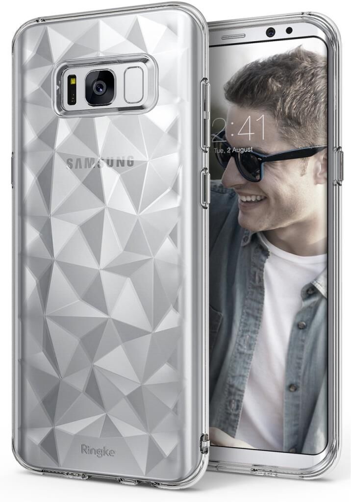 Ringke Air Prism 3D Elmas Yansıması Galaxy S8 Plus ile Uyumlu Kılıf Clear