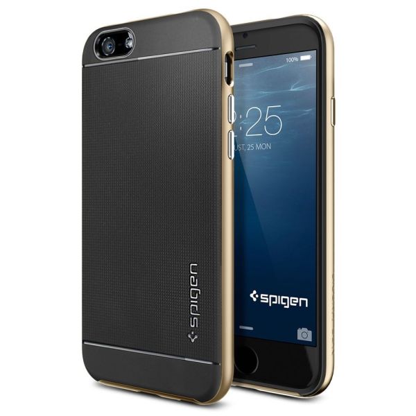Spigen iPhone 6/6s ile Uyumlu Kılıf Neo Hybrid Champagne Gold