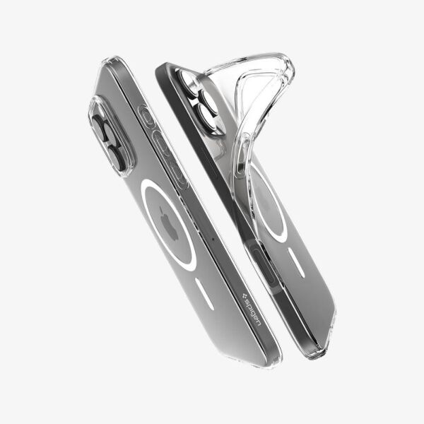 Spigen iPhone 16 Pro Max Uyumlu Kılıf Crystal Flex MagFit MagSafe Özellikli Crystal Clear