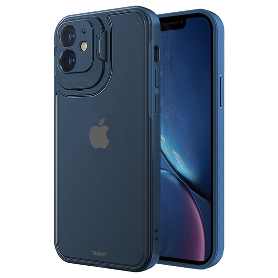 Buff iPhone 11 ile Uyumlu Hybrid Corner Kılıf Blue