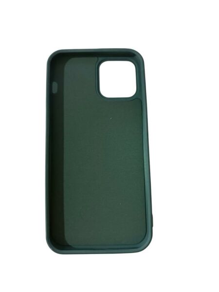 iPhone 12 ile Uyumlu Cappy Silikon Kılıf Yeşil
