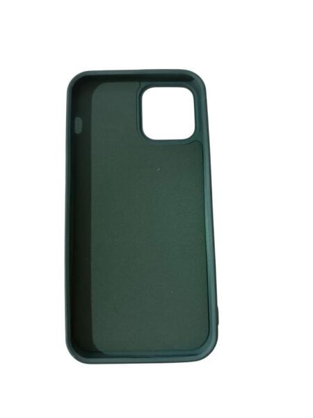 iPhone 12 ile Uyumlu Cappy Silikon Kılıf Yeşil