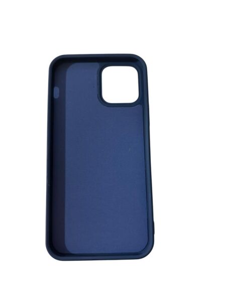 iPhone 12 ile Uyumlu Cappy Silikon Kılıf Lacivert