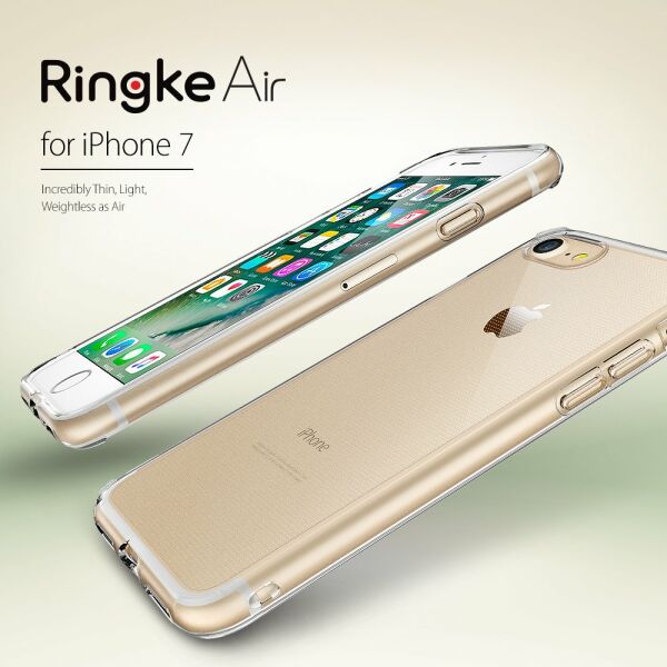 Ringke Air iPhone 7/8 ile Uyumlu KIlıf Ink Black Ultra Hafif Esnek İnce