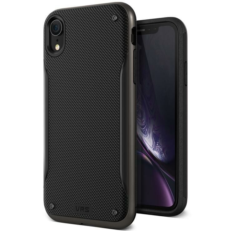 VRS iPhone XR ile Uyumlu High Pro Shield Kılıf Metallic Black