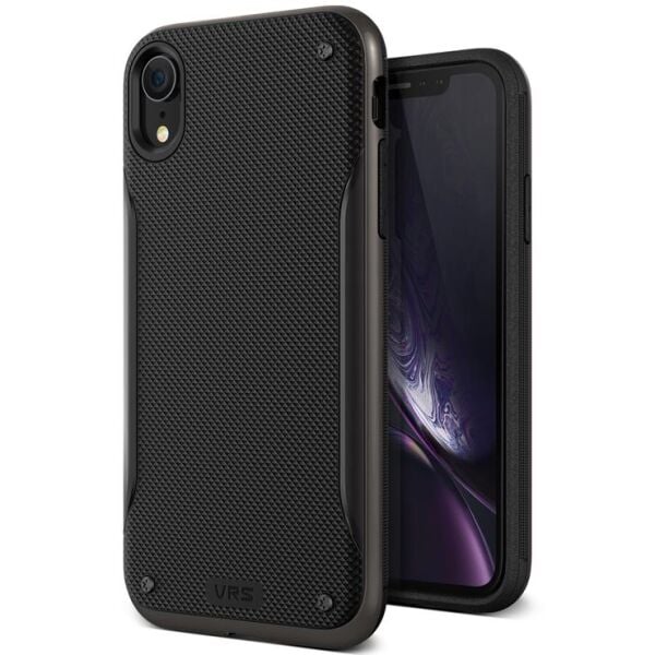 VRS iPhone XR ile Uyumlu High Pro Shield Kılıf Metallic Black