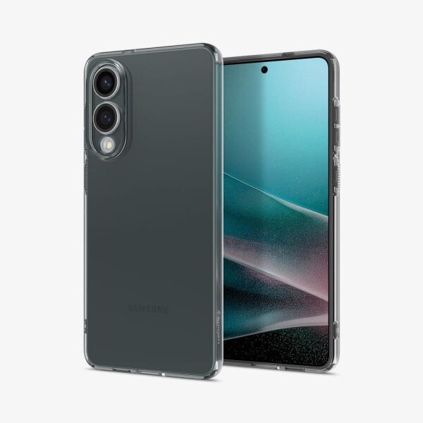 Spigen Galaxy S25 Edge ile Uyumlu Kılıf Liquid Crystal 4 Tarafı Tam Koruma Space Crystal