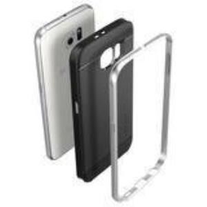 Spigen Galaxy S6 ile Uyumlu Kılıf Neo Hybrid Satin Silver