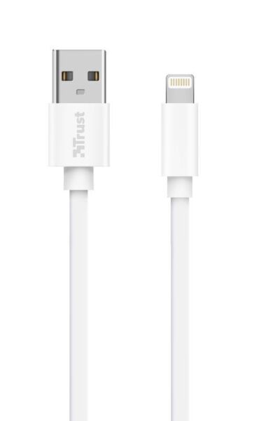 Trust 20345 Flat Lightning Kablo 1m Beyaz