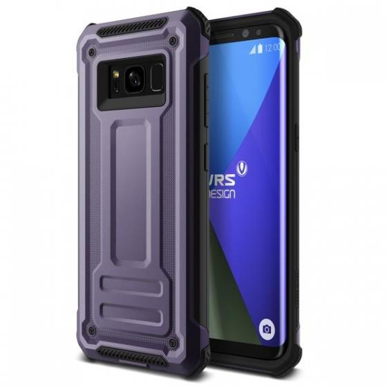Verus Galaxy S8 ile Uyumlu Terra Guard Kılıf Orchid Gray