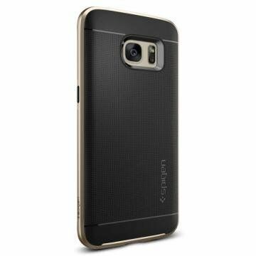 Spigen Galaxy S7 Edge ile Uyumlu Kılıf Neo Hybrid Champagne Gold